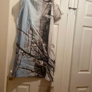 Linen farm scarf NWOT